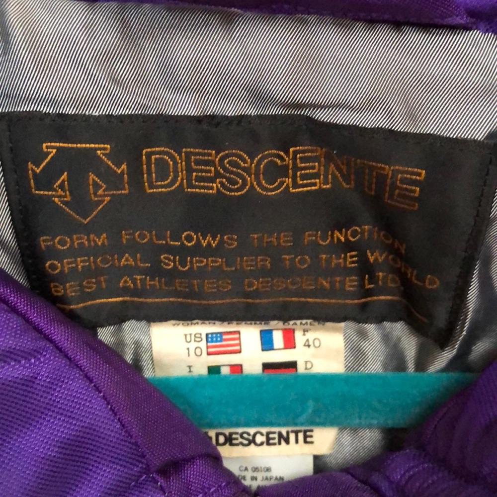 Descente Retro Purple Ski Jacket - image 2